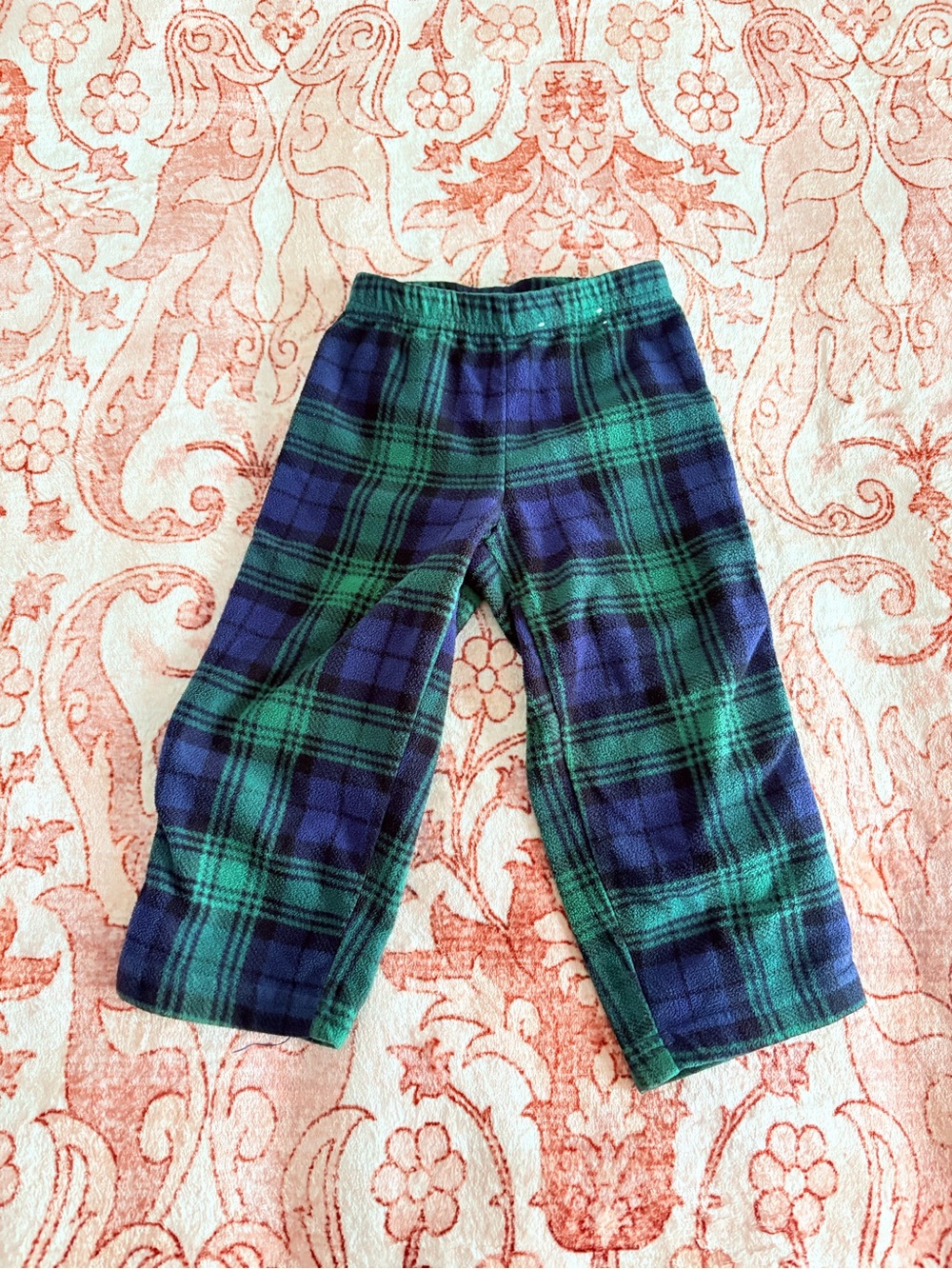 Wondershop Blue & Green Plaid Kids Pajama Pants